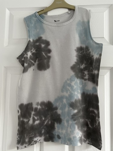 Tie dye sleeveless tank - tu,