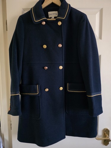 Joules wool navy coat size - joules,
