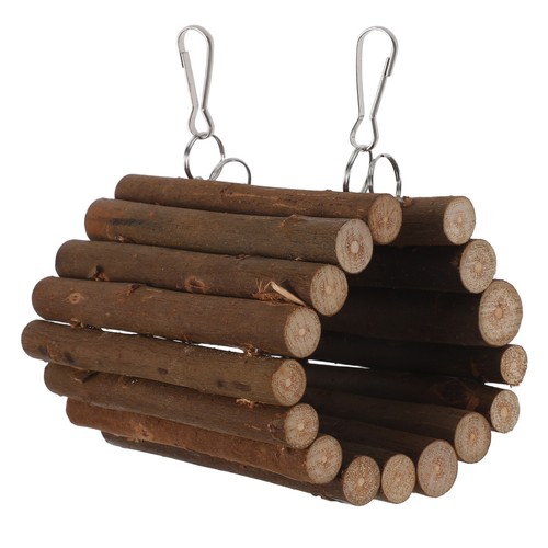Light brown wooden parrot - wooden,