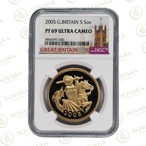 2005 gold proof - 2005, sovereign
