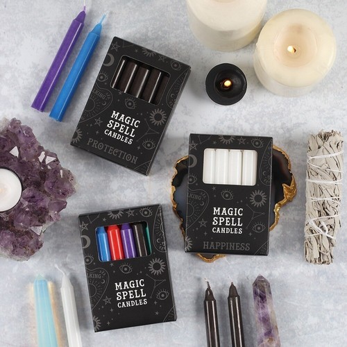 Spell candles coloured small - candles,