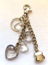 KATHY VAN ZEELAND GOLD HEARTS BAG CHARM (B)