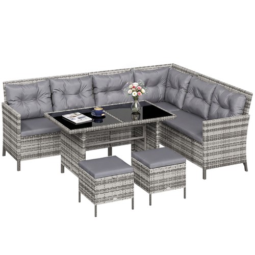 Outsunny pcs patio wicker - outsunny,