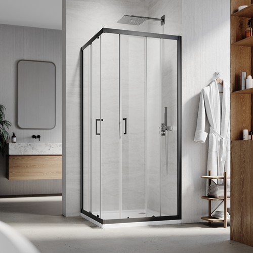 Square sliding corner - sliding, entry