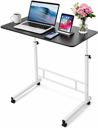 Rolling laptop table height - table,