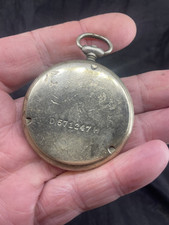 Vintage WW2 German Military D H Pocket Watch Case.
