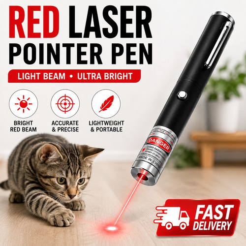 Red laser pointer - red,
