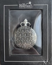Silver plated pocket watch - silver,