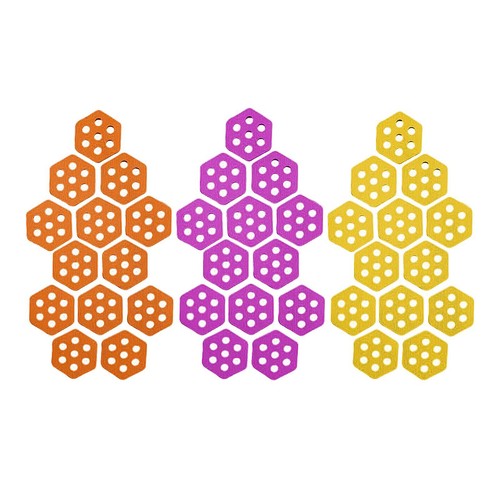 Pieces hexagon surfboard - pieces,