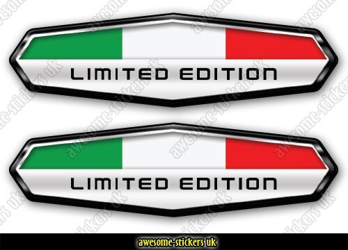 Italian flag stickers 008 - 2,