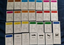 INDIVIDUAL NOTTINGHAM  MONOPOLY 2001 CARDS  SEE DROP DOWN MENU