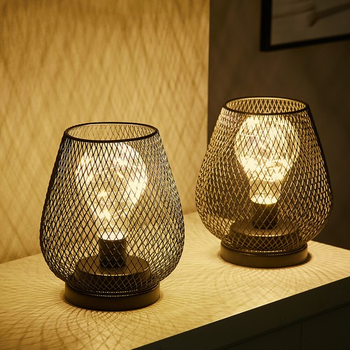 Table lamp geometric wire - 2x,