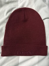 Men’s Levi Burgundy Beanie