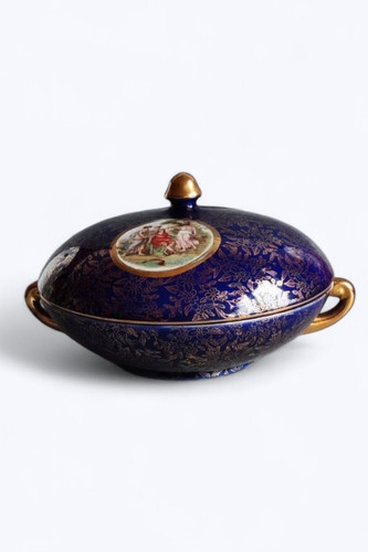 Vintage cobalt blue porcelain - vintage,