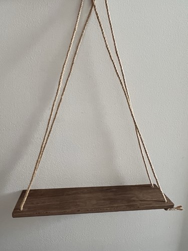 Wall hanging shelf walnut - wall,