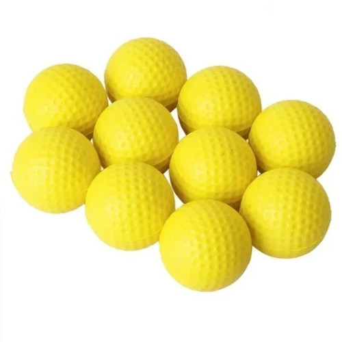 10pcs yellow foam - foam, golf