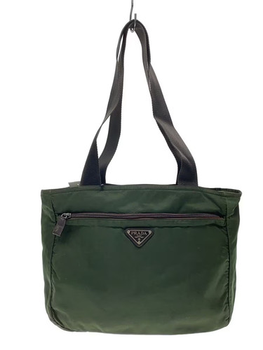 Prada saffiano tote bag grn - bag,