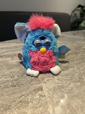 Vintage Working Furby Babies by Tiger 1999 Blue & Pink With Original Tags