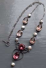 ART NOUVEAU NECKLACE Silver