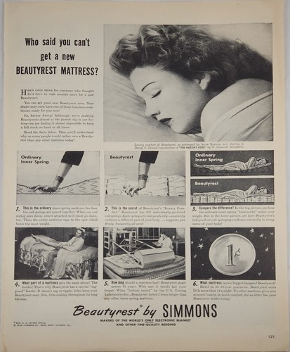1946 simmons beautyrest - 1946,