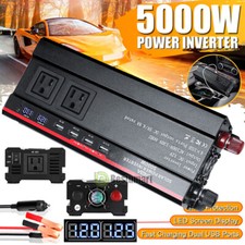4 USB 5000W Car Power Inverter