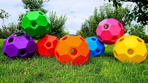 Hay play ball - hay, feeder
