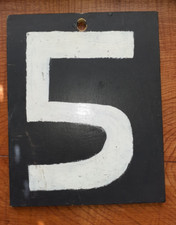 Hand made cricket scoreboard