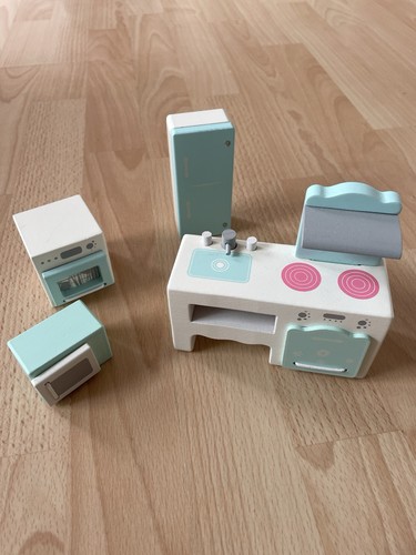 Wooden dolls house furniture - wooden,