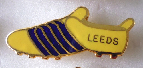 Leeds united football enamel - leeds,