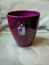 Scheurich  Dark Purple indoor Round Ceramic Planter Plant Pot 14.5 X13cm