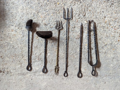 Vintage handmade wrought iron - vintage,