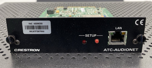 Crestron atc audionet internet - crestron, atc-audionet
