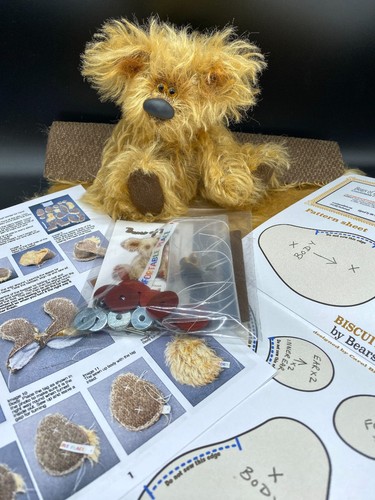 Biscuit the bear - biscuit, mohair