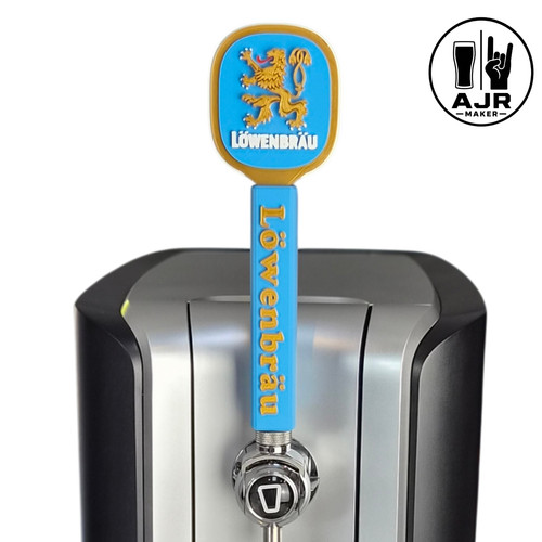 Löwenbräu beer tap handle - beer,