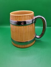Vintage 1970s Wade Beer Barrel Mug Tankard