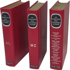 Readers Digest Great Encyclopaedic Dictionary 3-Volume Set 1964 Edition