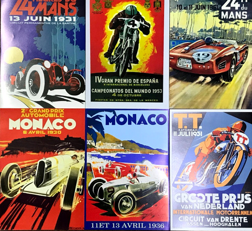 Metal signs motor car - car, racing