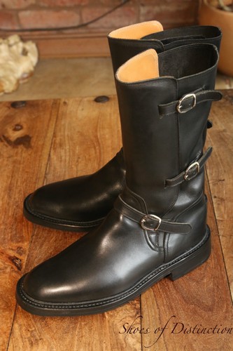 Trickers black buckle - buckle, leather