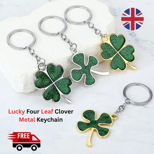 Lucky four leaf clover metal - four,