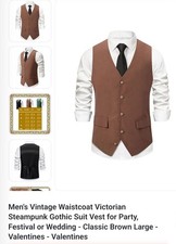 Mens brown smart vintage