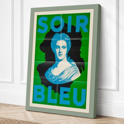 Blue bust moderne - moderne, deco