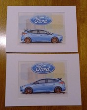 Set of 2 Ford Focus type cars