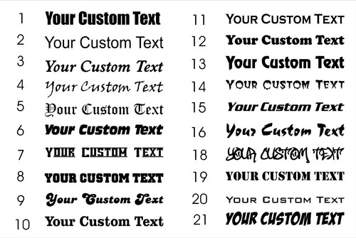 70mm boat car custom vinyl - 2x,