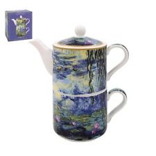 Claude Monet Tea For One Tea Pot and Cup Set Gift Boxed