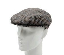 Mens Vintage 80s Flat Cap