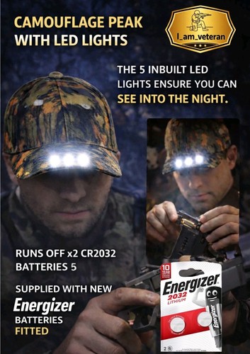 Camouflage peaked hunting cap - camouflage,