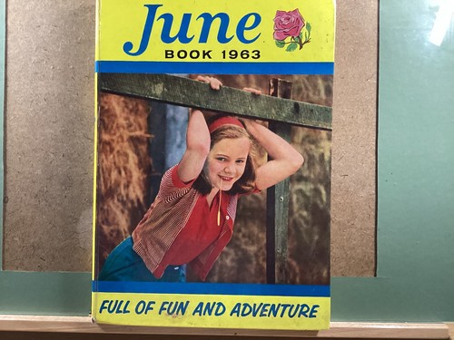 June book 1963 vintage annual - book,