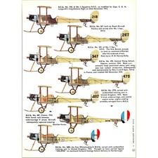 BE2a No 218 Of No 2 Squadron RFC 1969 Aircraft Warplane Print SI1
