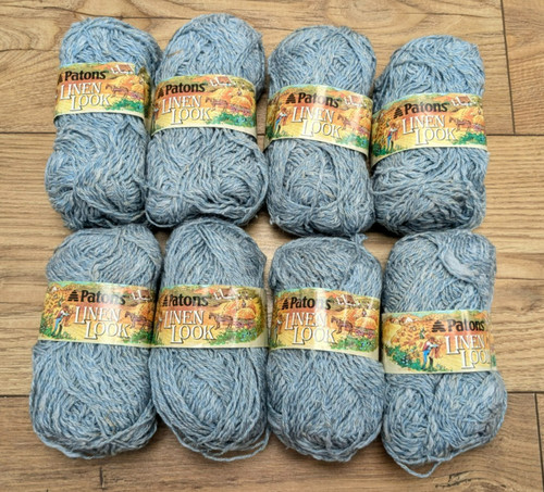 50g patons linen - 8, look
