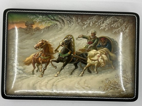 Vintage russian fedoskino - russian,